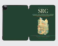 Thumbnail for Achmad Yani International Airport (SRG) design on dark green ipad tablet case