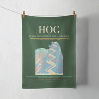 Thumbnail for Frank País Airport (HOG) design on dark green towel