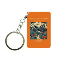 Thumbnail for VINTAGE G4094 - The Maintenance Dock - Designed Key Chain design on orange