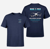 Thumbnail for DJI Mini 3 Pro design on navy blue t shirt