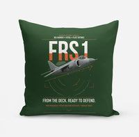 Thumbnail for British Aerospace Sea Harrier FRS.1 design on dark green pillow