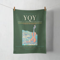 Thumbnail for Sydney–J.A. Douglas McCurdy Airport (YQY) design on dark green towel