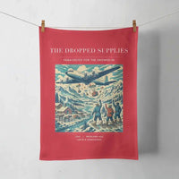 Thumbnail for VINTAGE G4234 - The Dropped Supplies - Designed Towels design on red