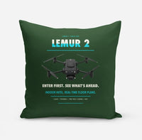 Thumbnail for BRINC LEMUR 2 design on dark green pillow