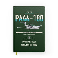 Thumbnail for Piper PA-44-180 Seminole design on dark green notebook