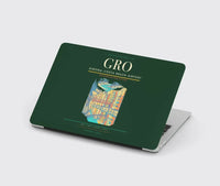 Thumbnail for Girona–Costa Brava Airport (GRO) design on dark green MacBook case