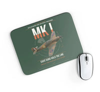 Thumbnail for Hawker Hurricane Mk I design on dark green rectangle mouse pad