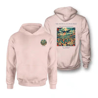 Thumbnail for VINTAGE G4406 - The Festival Flower Drop - Double-Side Hoodie design on pink double side