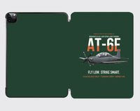 Thumbnail for AT-6E Wolverine Light Attack design on dark green ipad tablet case