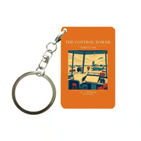 Thumbnail for VINTAGE G4093 - The Control Tower - Designed Key Chain design on orange