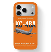 Thumbnail for KC-46A PEGASUS design on orange magsafe iphone case, for iPhone 17 Pro