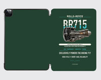 Thumbnail for BR715 design on dark green ipad tablet case