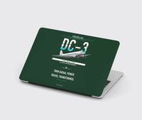 Thumbnail for Douglas DC-3 design on dark green MacBook case