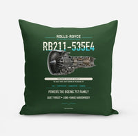 Thumbnail for RB211-535E4 design on dark green pillow