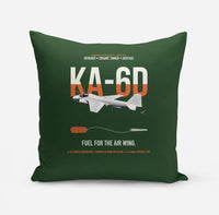 Thumbnail for KA-6D Intruder design on dark green pillow
