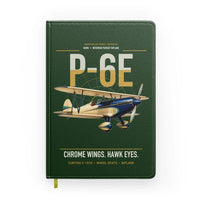 Thumbnail for Curtiss P-6E Hawk design on dark green notebook