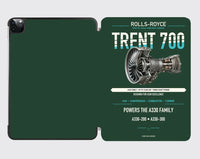 Thumbnail for TRENT 700 design on dark green ipad tablet case