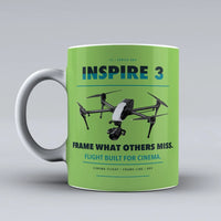 Thumbnail for Inspire 3 Mug design on light green dji