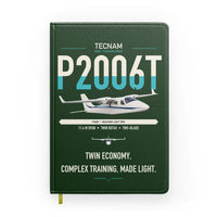 Thumbnail for Tecnam P2006T design on dark green notebook