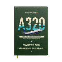 Thumbnail for Airbus A320P2F design on dark green notebook