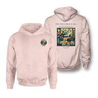 Thumbnail for VINTAGE G4141 - The Weather Wall - Double-Side Hoodie design on pink double side