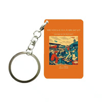 Thumbnail for VINTAGE G4487 - The Vintage Fly-In Breakfast - Designed Key Chain design on orange