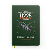 Thumbnail for Airbus H225 design on dark green notebook