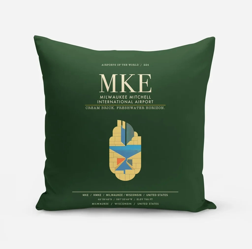 Milwaukee Mitchell International Airport MKE - Dark Green