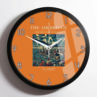 Thumbnail for VINTAGE G4099 - The Air Bridge - Designed Wall Clocks design on orange framed