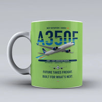 Thumbnail for A350F Mug design on light green airbus
