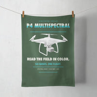 Thumbnail for DJI P4 Multispectral design on dark green towel