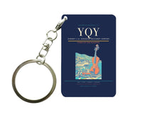 Thumbnail for Sydney–J.A. Douglas McCurdy Airport (YQY) design on navy blue key chain