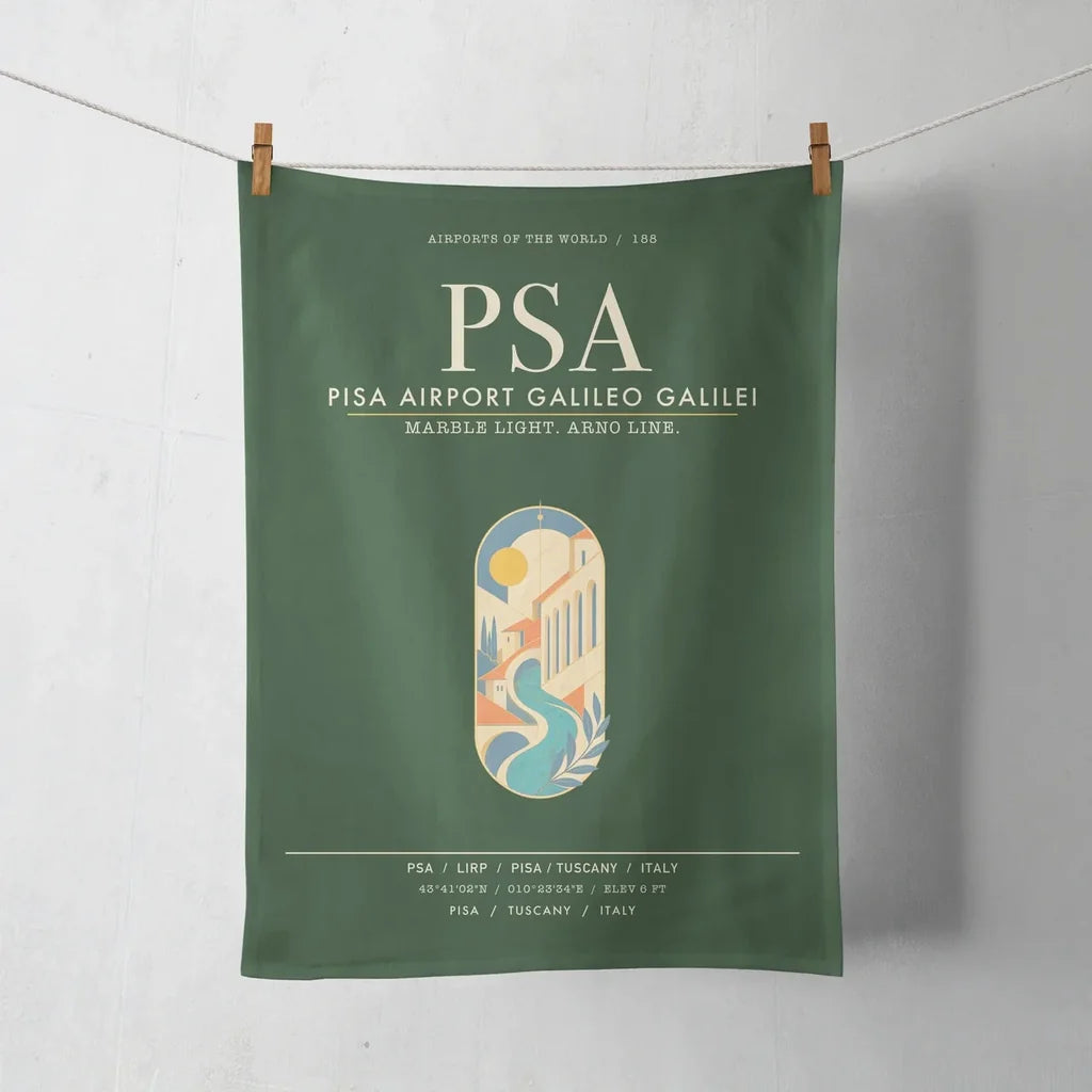 Pisa Airport Galileo Galilei PSA - Dark Green