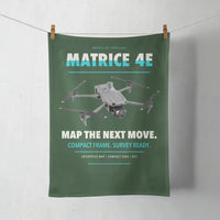 Thumbnail for DJI Matrice 4E design on dark green towel