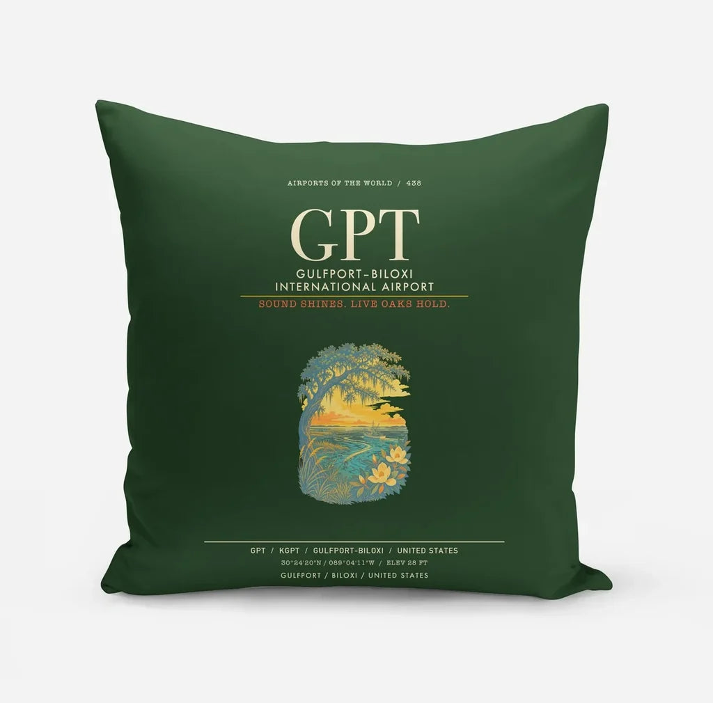 GulfportBiloxi International Airport GPT - Dark Green