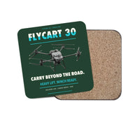 Thumbnail for DJI FlyCart 30 design on dark green 1 piece coaster