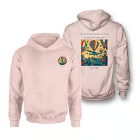 Thumbnail for VINTAGE G4394 - The Balloon Festival Dawn - Double-Side Hoodie design on pink double side