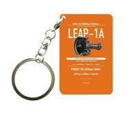 Thumbnail for LEAP-1A Key Chain design on orange key chain