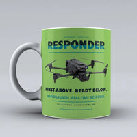 Thumbnail for Responder Mug design on light green brinc