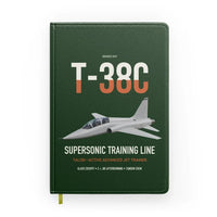 Thumbnail for T-38C Talon design on dark green notebook