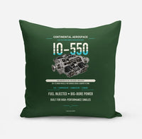 Thumbnail for IO-550 design on dark green pillow