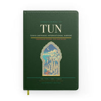 Thumbnail for Tunis-Carthage International Airport (TUN) design on dark green notebook