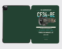 Thumbnail for CF34-8E design on dark green ipad tablet case