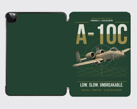 Thumbnail for A-10C Thunderbolt II design on dark green ipad tablet case