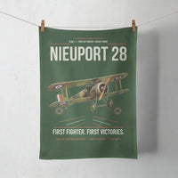 Thumbnail for Nieuport 28C.1 design on dark green towel