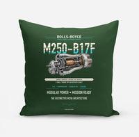 Thumbnail for M250-B17F design on dark green pillow