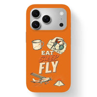 Thumbnail for SIGNAL 617 - Eat Sleep Fly V2 - MagSafe iPhone 17 Pro design on orange magsafe iphone 17 pro