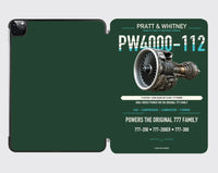 Thumbnail for PW4000-112 design on dark green ipad tablet case