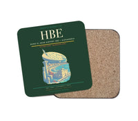 Thumbnail for Borg El Arab Airport (HBE) design on dark green 1 piece coaster