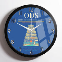 Thumbnail for Odesa International Airport ODS Wall-Clock Framed - Blue